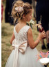 Cap Sleeves Velvet Tulle Flower Girl Dress